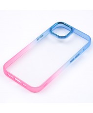 Coque De Téléphone Couleur Rose-Bleu Iphone 14 Pro