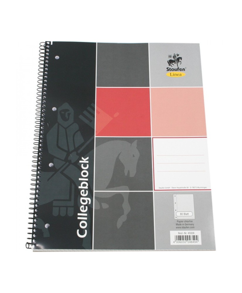 Notebook Collège Block A4 80 Pgs Graphed w/Margin