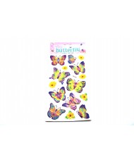 Stickers Papillon multicolore